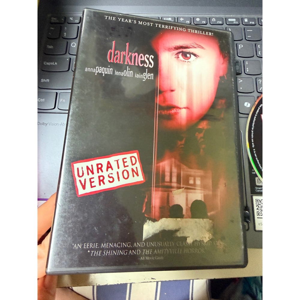 Darkness DVD Unrated Version‎ Anna Paquin Dimension Films Horror Thriller